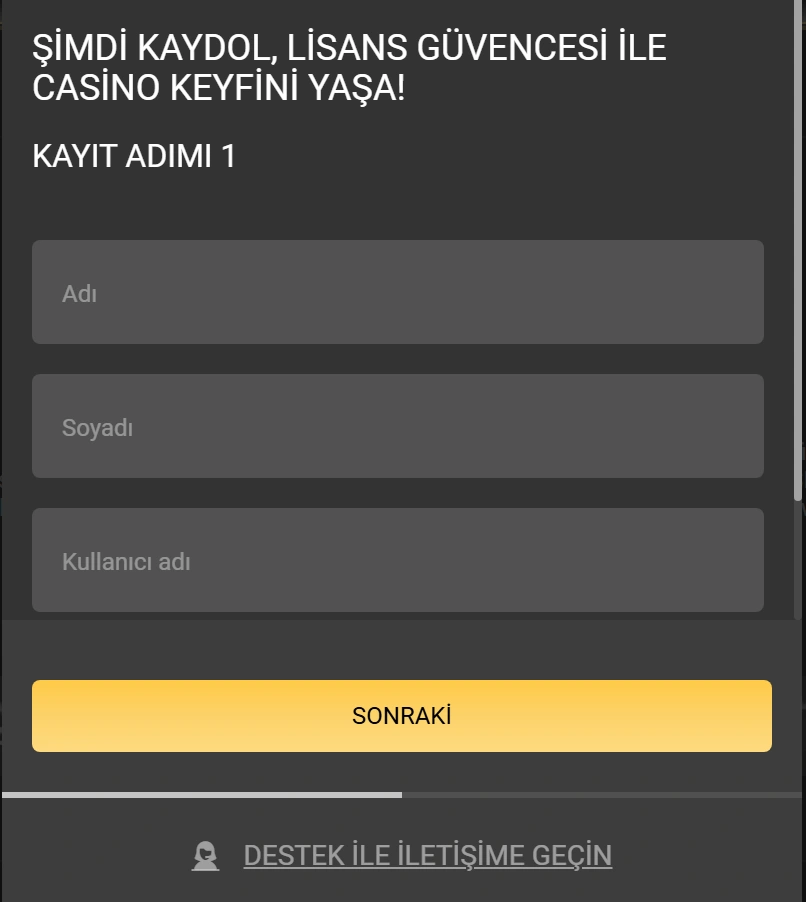 casinowon kayıt