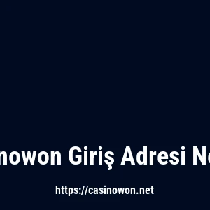 Casinowon Giriş Adresi Nedir?