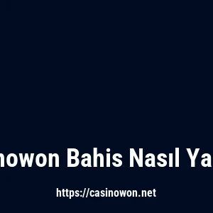 Casinowon Bahis Nasıl Yapılır?