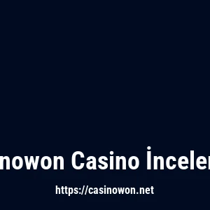 Casinowon Casino İncelemesi