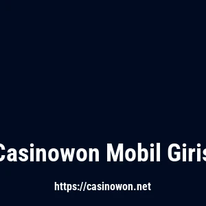 Casinowon Mobil Giriş