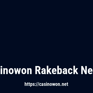 Casinowon Rakeback Nedir?