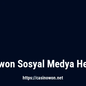Casinowon Sosyal Medya Hesapları