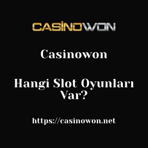 Casinowon'da Hangi Slot Oyunları Var?